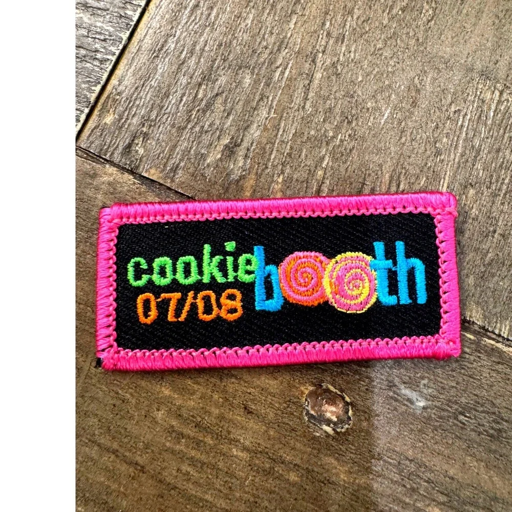 Girl Scouts GS Cookies 2007-08 Ready Set Go & Cookie Booth Patch Lot